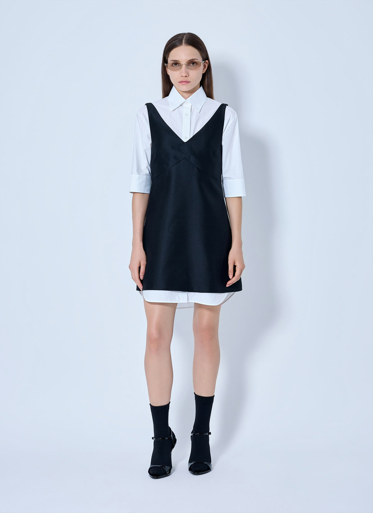 Balenciaga Women Hybrid Shirt Dress