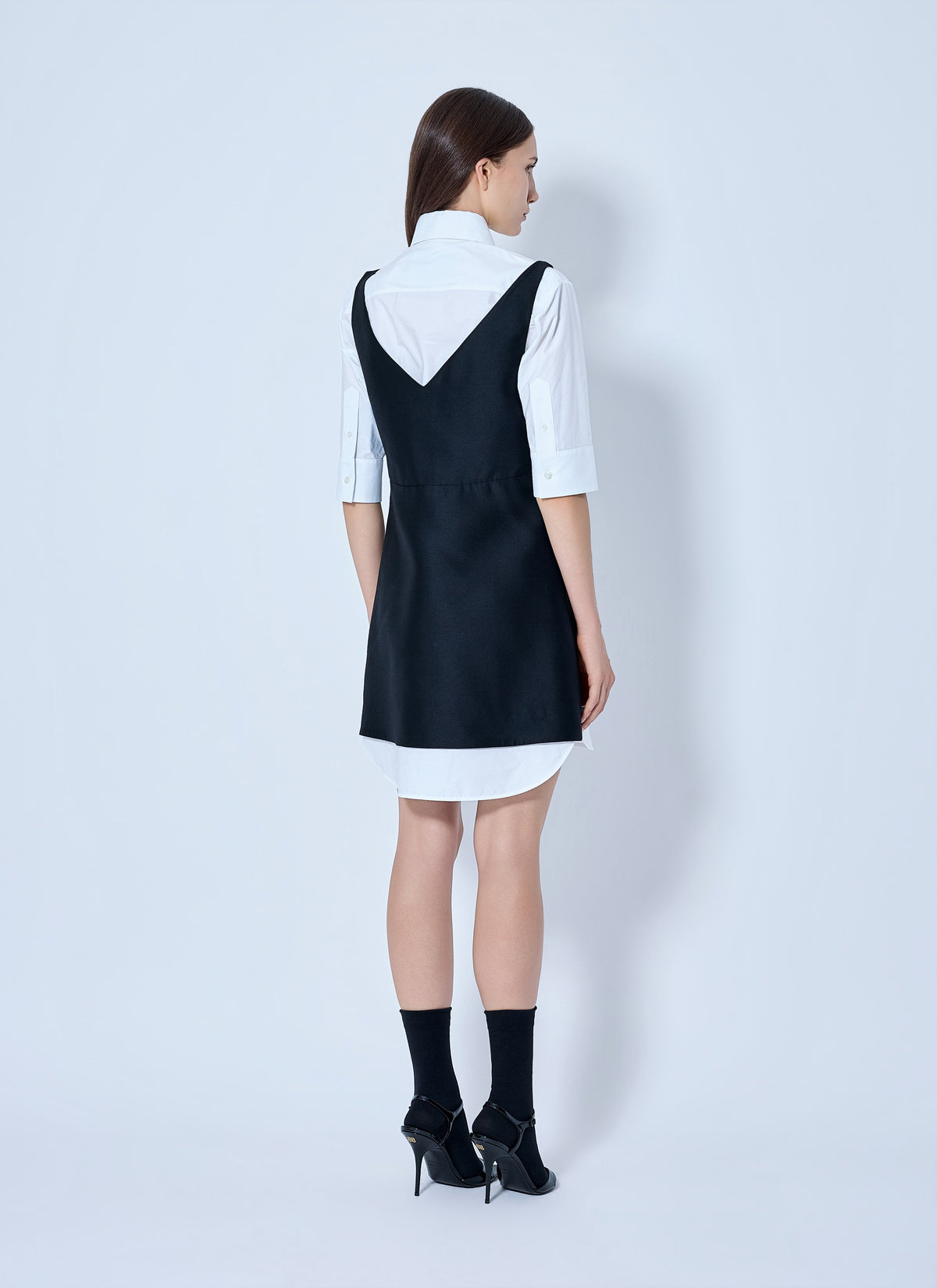 Balenciaga Women Hybrid Shirt Dress