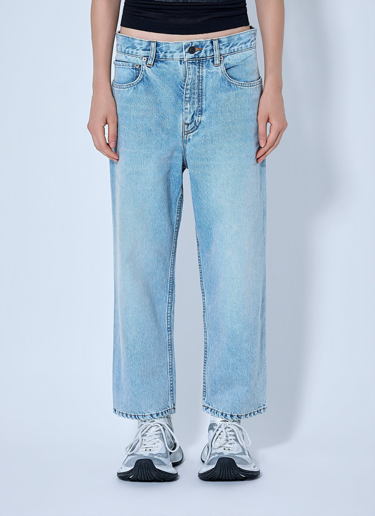 Balenciaga Balenciaga Women Straight-Leg Denim Jeans