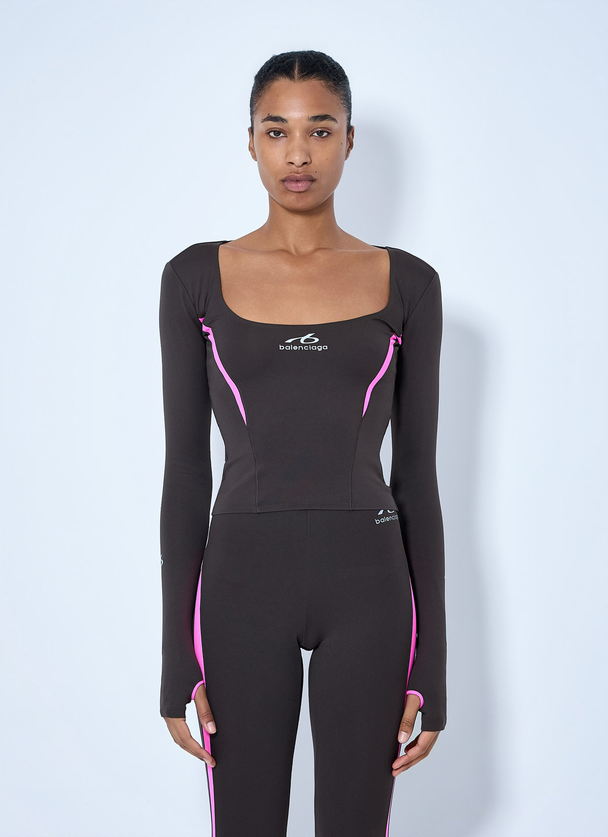 Balenciaga Balenciaga Women Long Sleeve Fitted Top