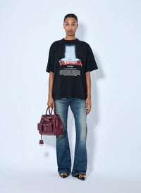 Balenciaga Women The Door Oversized T-Shirt