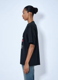 Balenciaga Women The Door Oversized T-Shirt