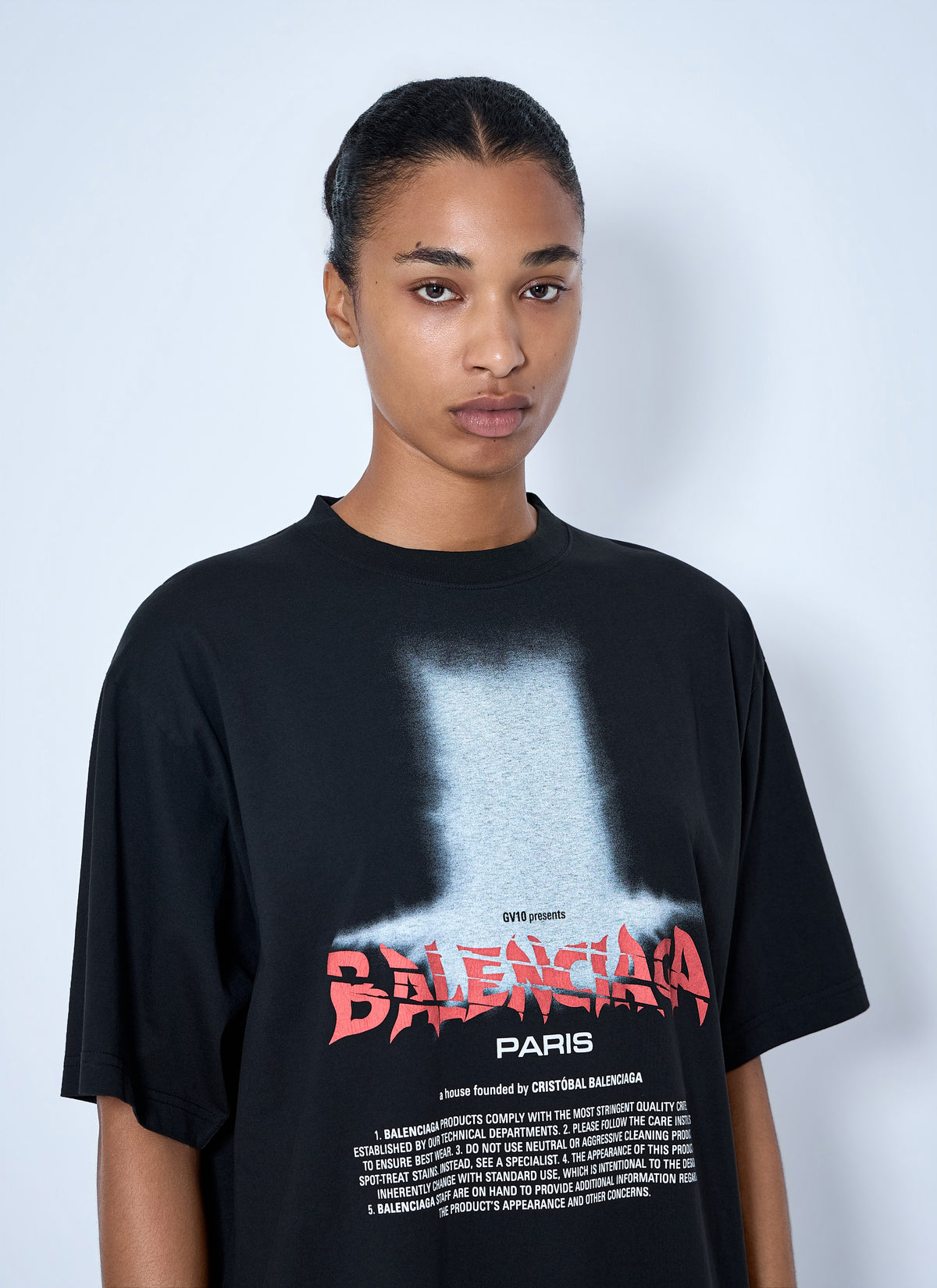 Balenciaga Women The Door Oversized T-Shirt