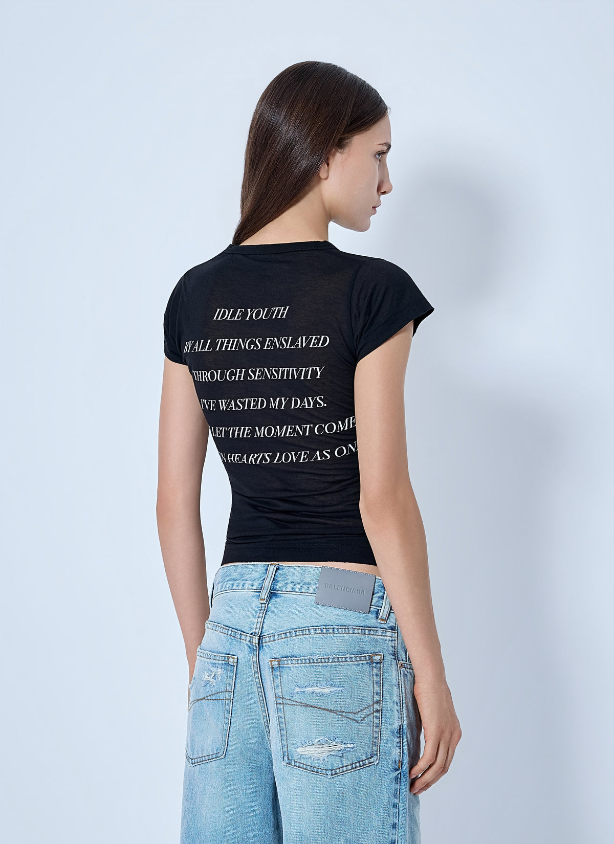 Balenciaga Balenciaga Women Graphic Print T-Shirt