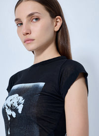 Balenciaga Balenciaga Women Graphic Print T-Shirt