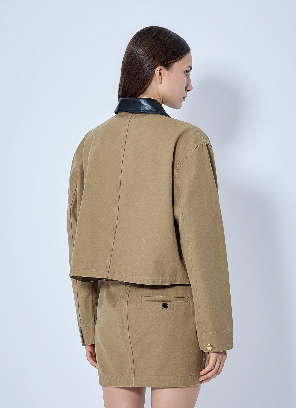 Balenciaga Women Cropped Workwear Jacket