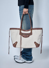 Balenciaga Women Le City Beach Tote Bag Medium