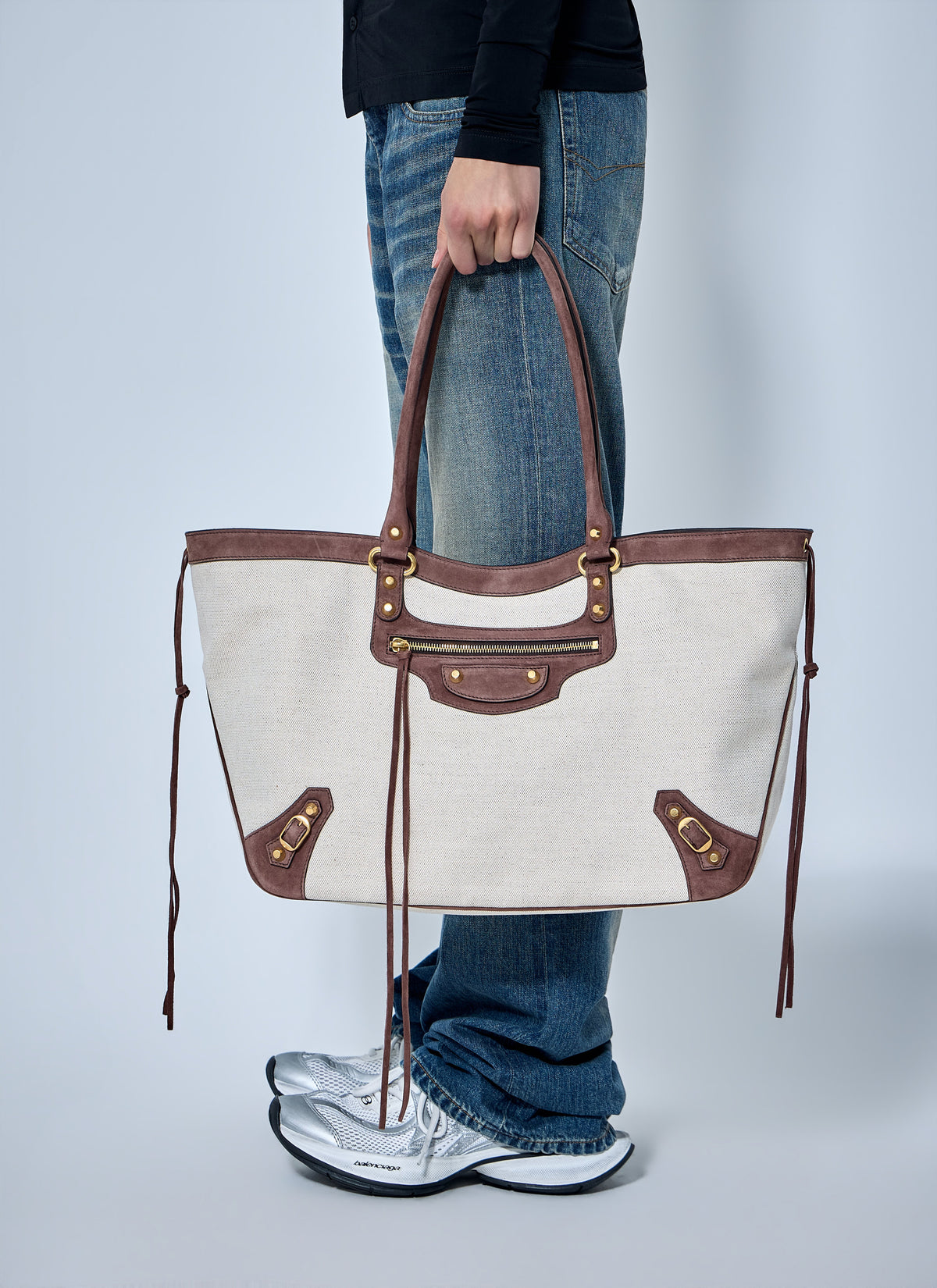 Balenciaga Women Le City Beach Tote Bag Medium