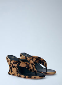 Balenciaga Women Gaeta Wedge Thong Sandals