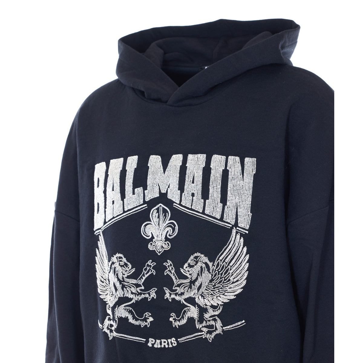 Balmain Balmain Men Balmain Crystal Hoodie