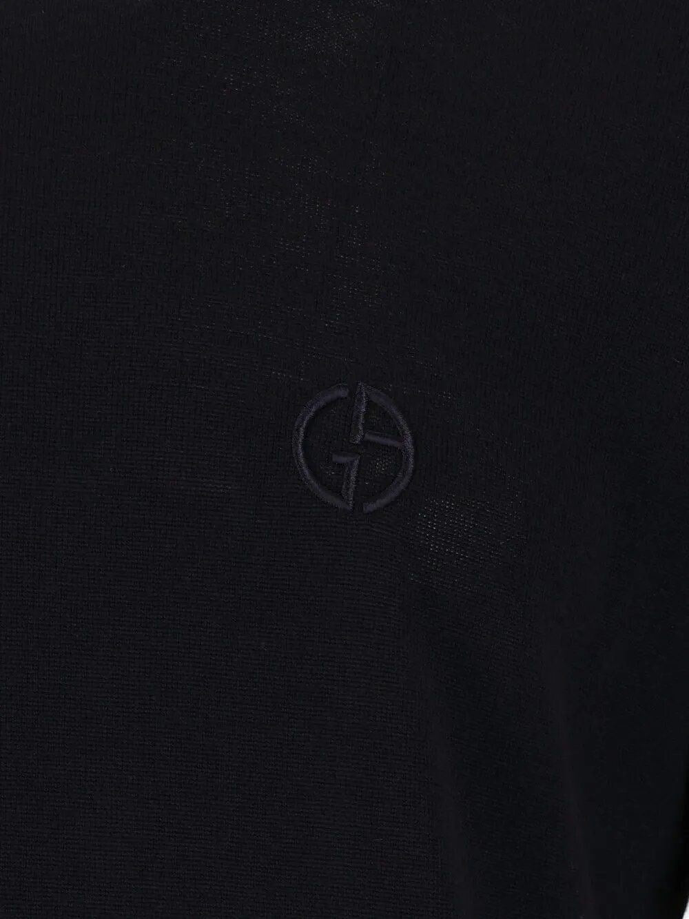 Giorgio Armani Men Crew Neck Wool Sweater