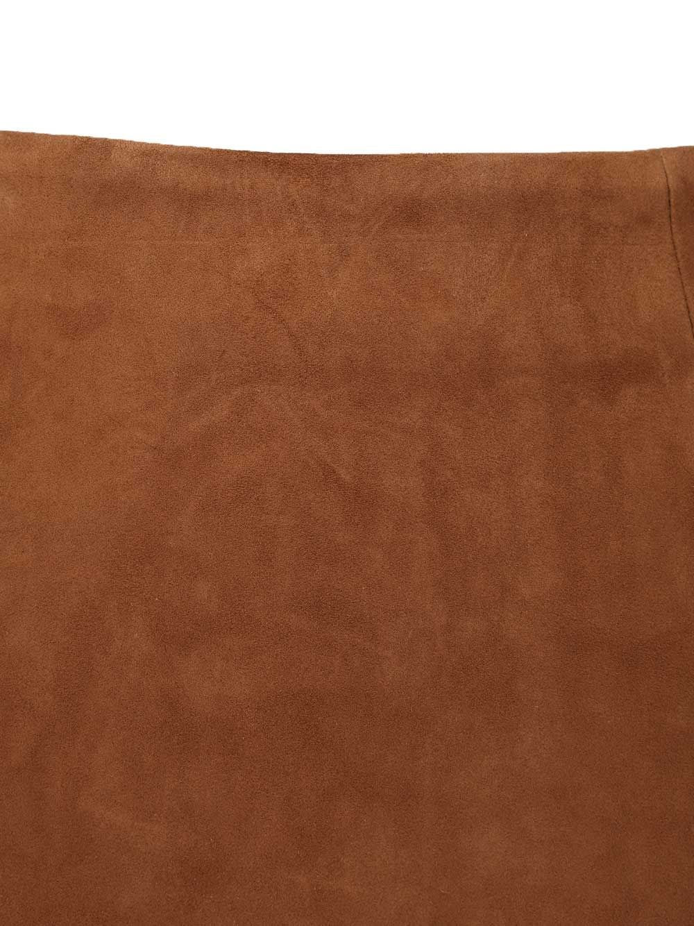 Rotate Women Suede Mini Skirt