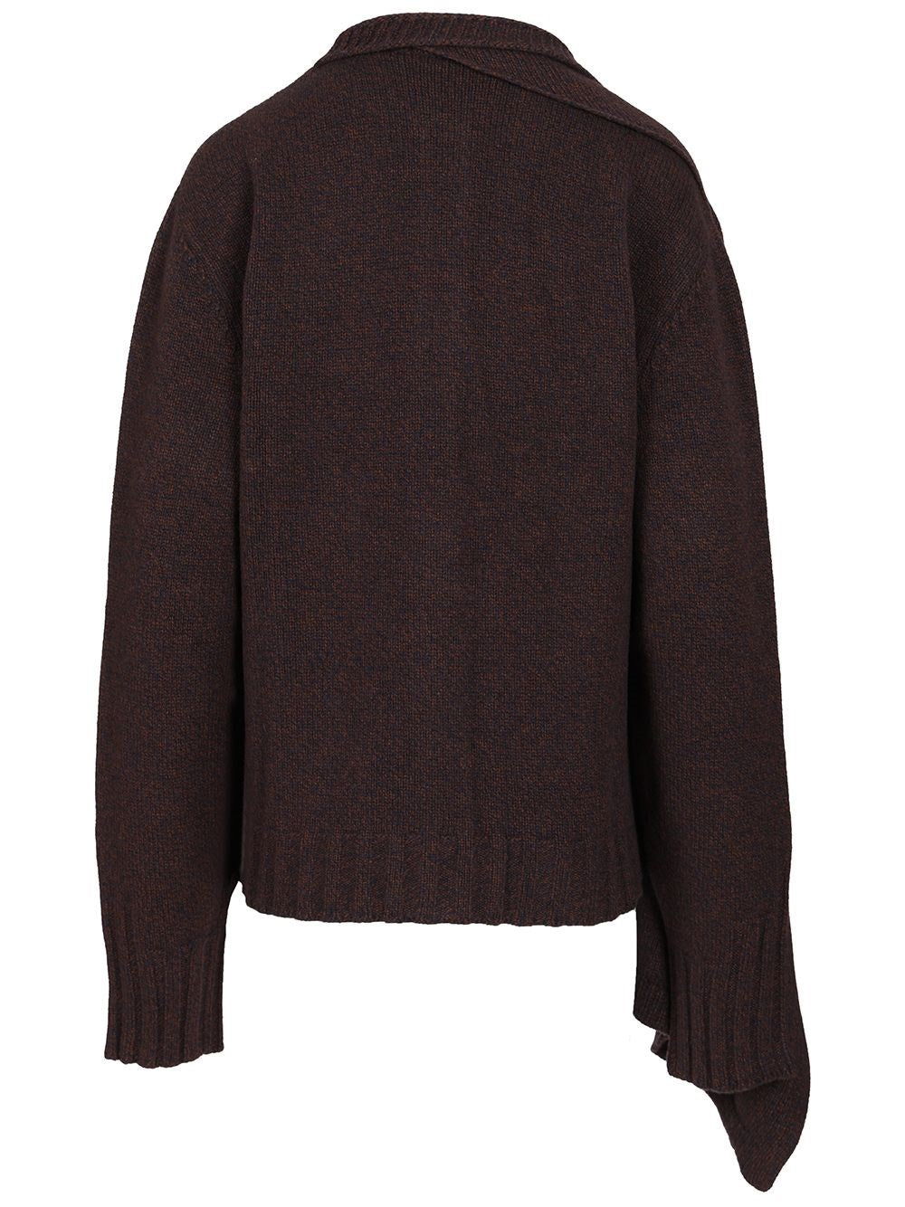 The Attico Women Cardigan With Draped Details