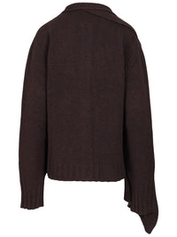 The Attico Women Cardigan With Draped Details