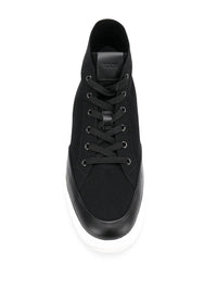 Tods Tod's Mesh and Leather Lace-Up High-Top Sneakers