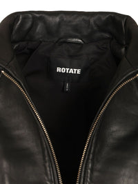 Rotate Women Boxy Leather Jacket