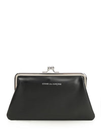 Comme Des Garcons Wallet Comme Des Garcons Wallet Women 'Kiss Clasp' Leather Coin Purse