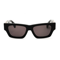 Palm Angels Sunglasses Square Full Rim, Black Frame and Dark Grey Lens PERI10JMAGNOLIA1007