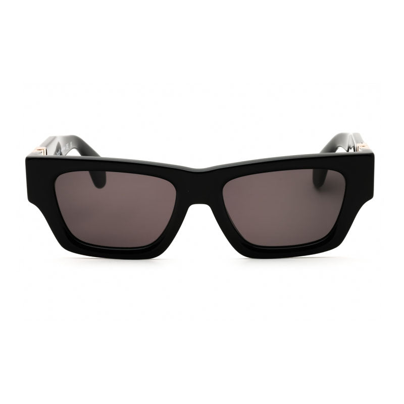 Palm Angels Sunglasses Square Full Rim, Black Frame and Dark Grey Lens PERI10JMAGNOLIA1007
