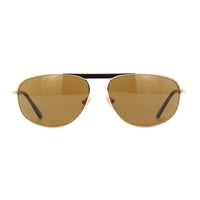 Tom Ford Tom Ford Sunglasses Geometric Full Rim, Shiny Rose Gold Frame and Brown Lens FT077428E