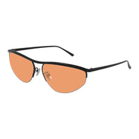Bottega Veneta Sunglasses Cat Eye Semi Rim, Brown Frame and Bronze Lens BV1091S003