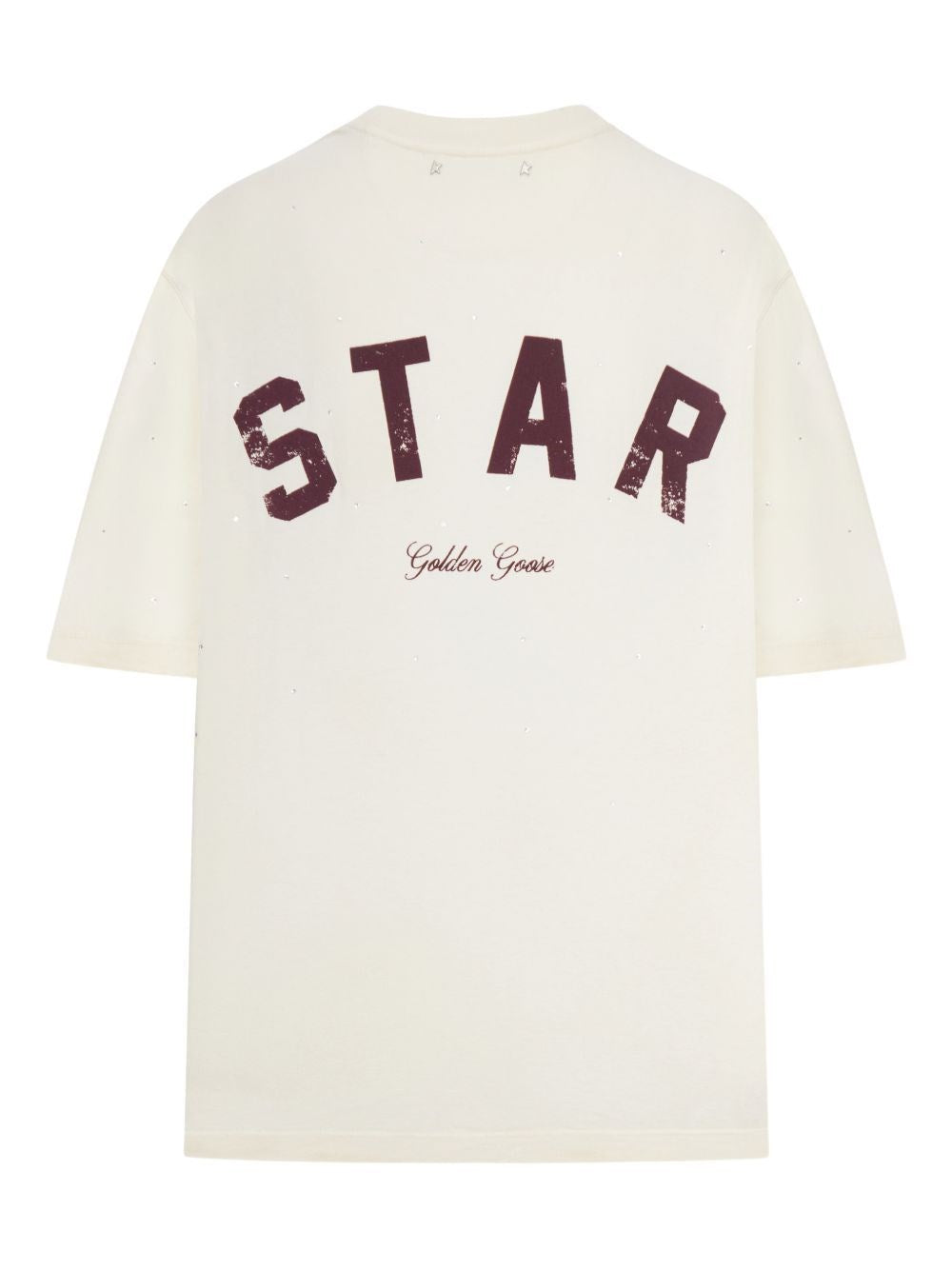 Golden Goose Women T-Shirt With All-Over Crystals