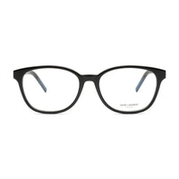 Saint Laurent Eyeglasses Cat Eye Full Rim, Black Frame and Clear Demo Lenses Lens SLM113001