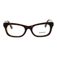 Burberry Eyeglasses Rectangle Full Rim, Black Frame and Clear Demo Lenses Lens BE24223001