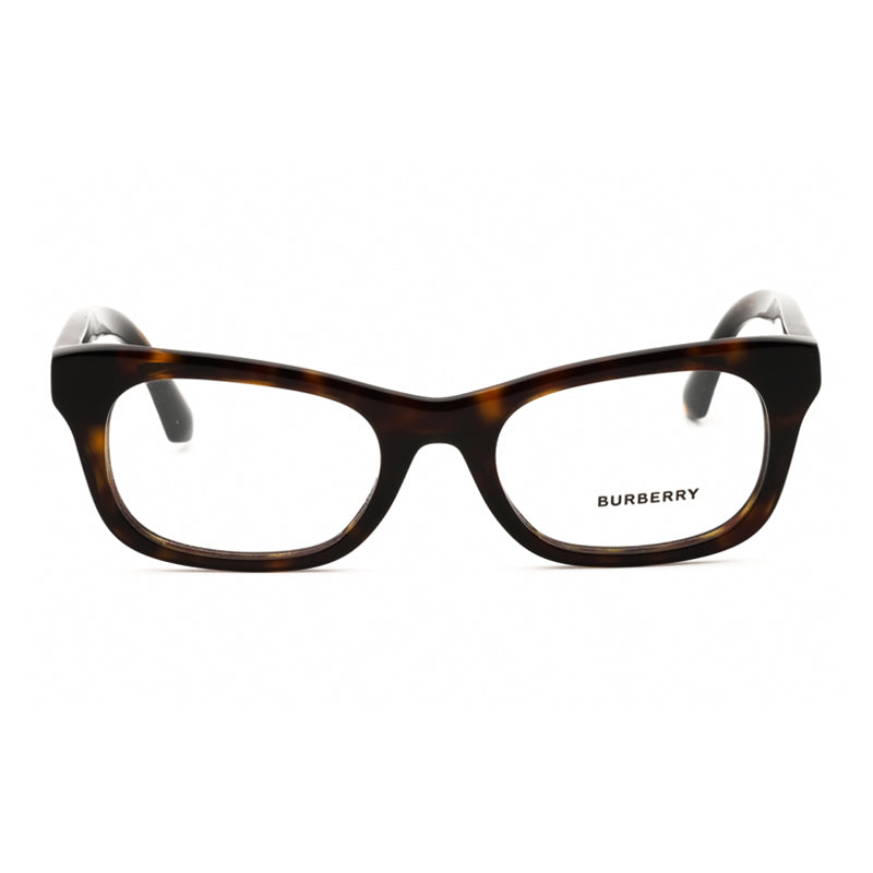 Burberry Eyeglasses Rectangle Full Rim, Black Frame and Clear Demo Lenses Lens BE24223001