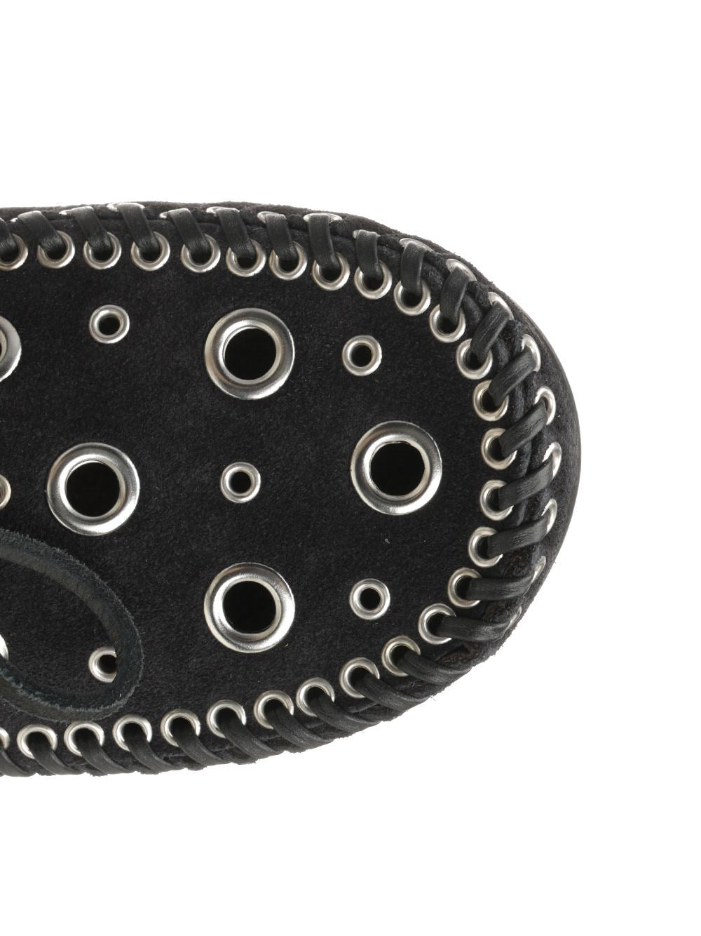 Isabel Marant Women Suede Eyelets Moccasin