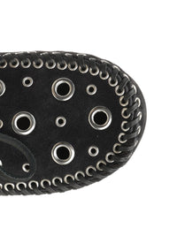 Isabel Marant Women Suede Eyelets Moccasin