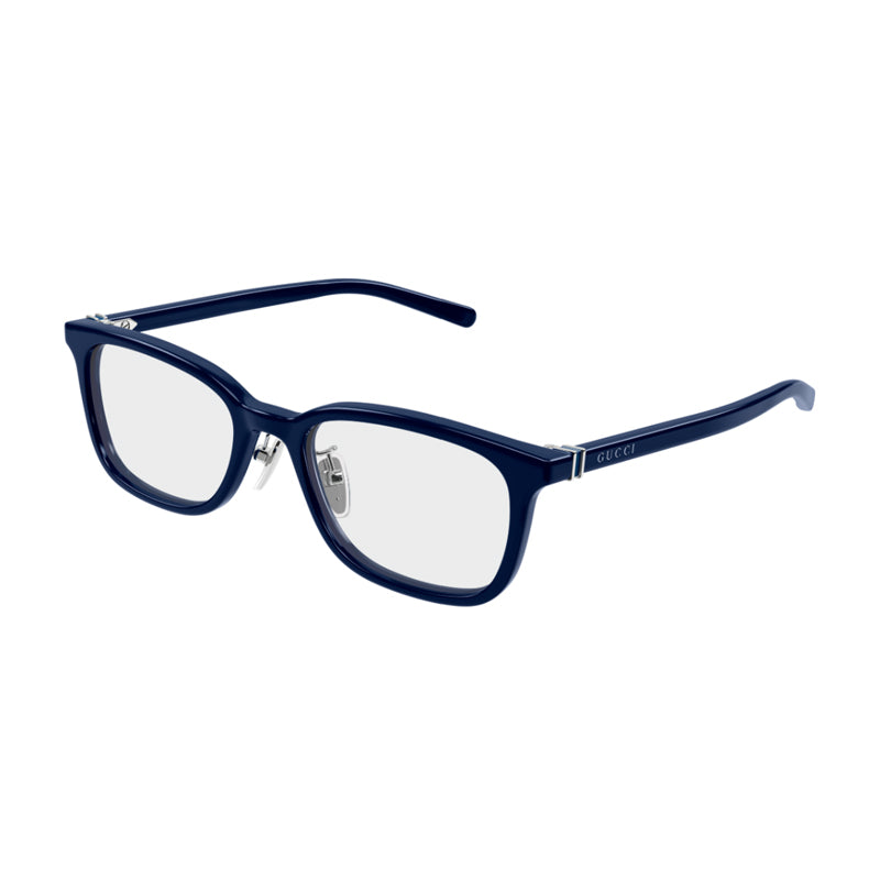 Gucci Gucci Eyeglasses Rectangle Full Rim, Black Frame and Clear Demo Lenses Lens GG2002OJ001