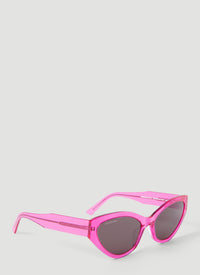 Balenciaga Women Flat Cat Eye Sunglasses