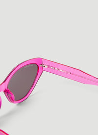 Balenciaga Women Flat Cat Eye Sunglasses