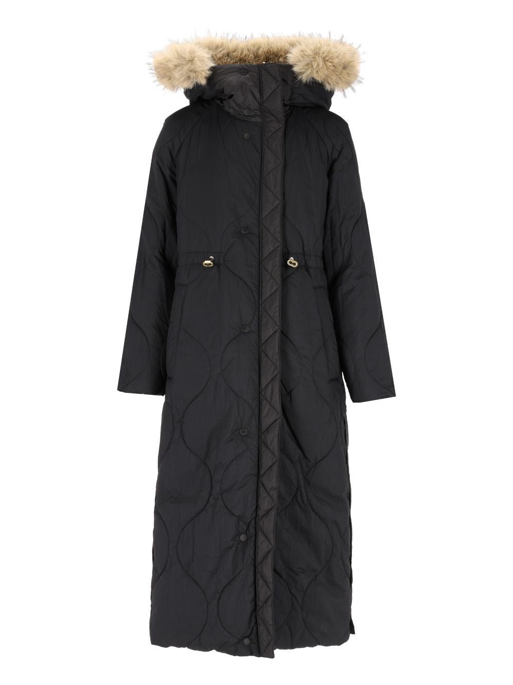 Weekend Max Mara Women Reversible Long Down Jacket In Water-Repellent Fabric