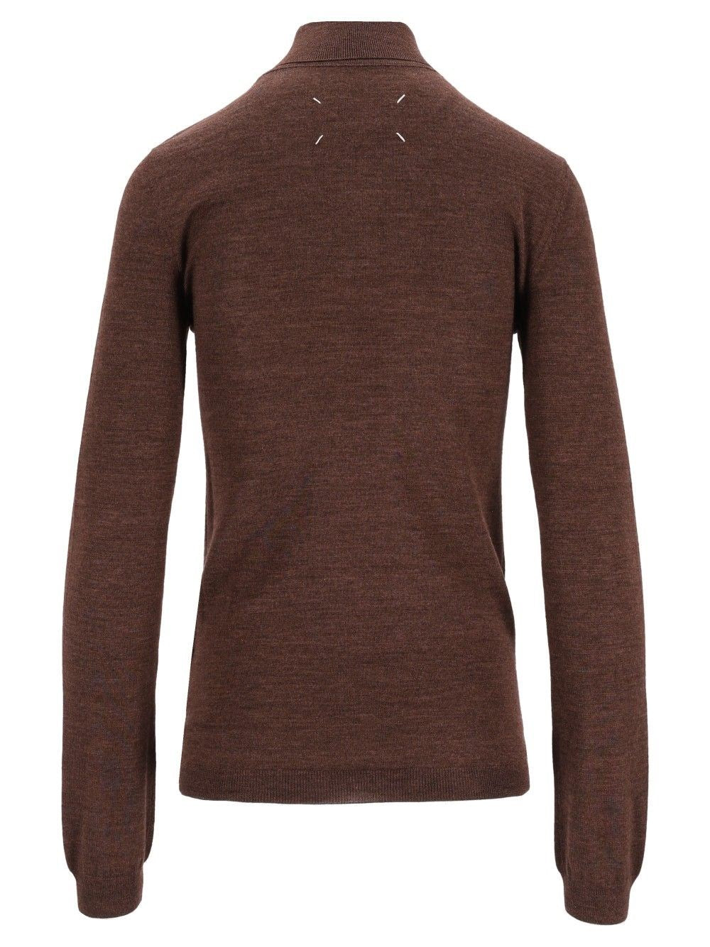 Maison Margiela Women Wool And Silk Turtleneck
