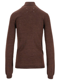 Maison Margiela Women Wool And Silk Turtleneck