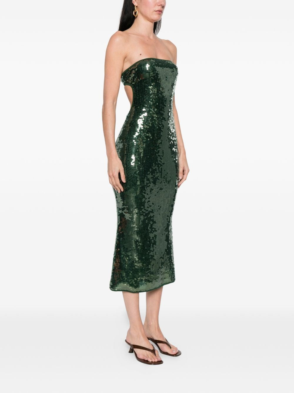 Oseree Oseree Women Sequins Midi Dress