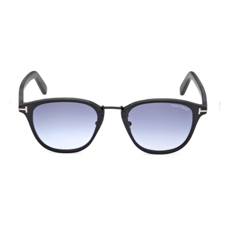 Tom Ford Tom Ford Sunglasses Square Full Rim, Shiny Grey Frame and Roviex Lens FT1049-D20J