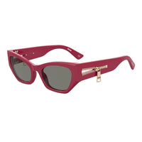 Moschino Moschino Sunglasses Cat Eye Full Rim, Red Frame and Grey Lens MOS159/S0C9AIR