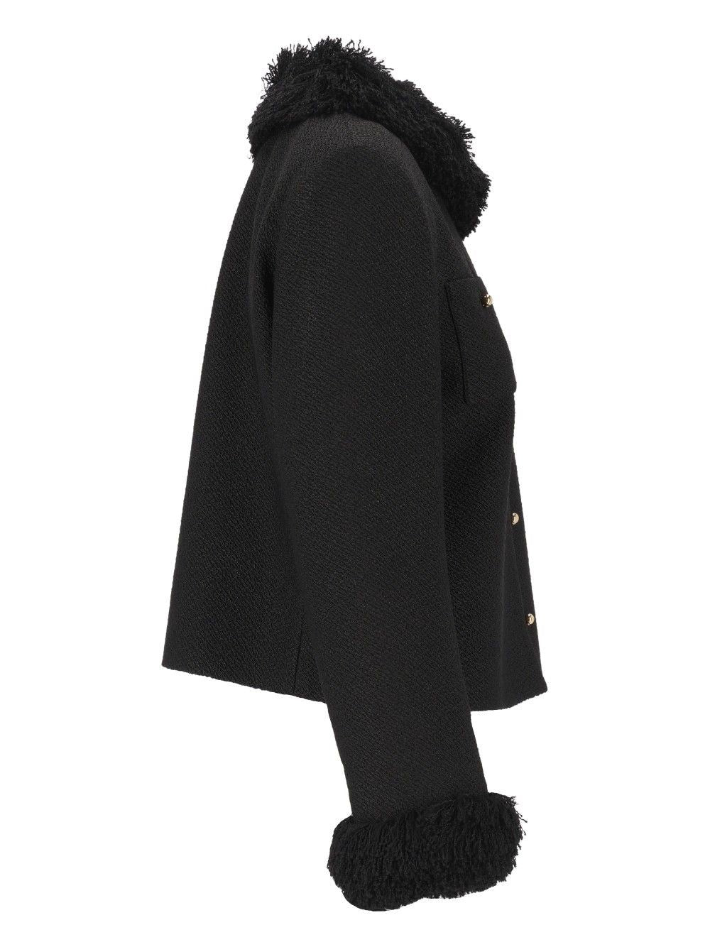 Celine Women Chasseur Jacket In Viscose And Natté Wool