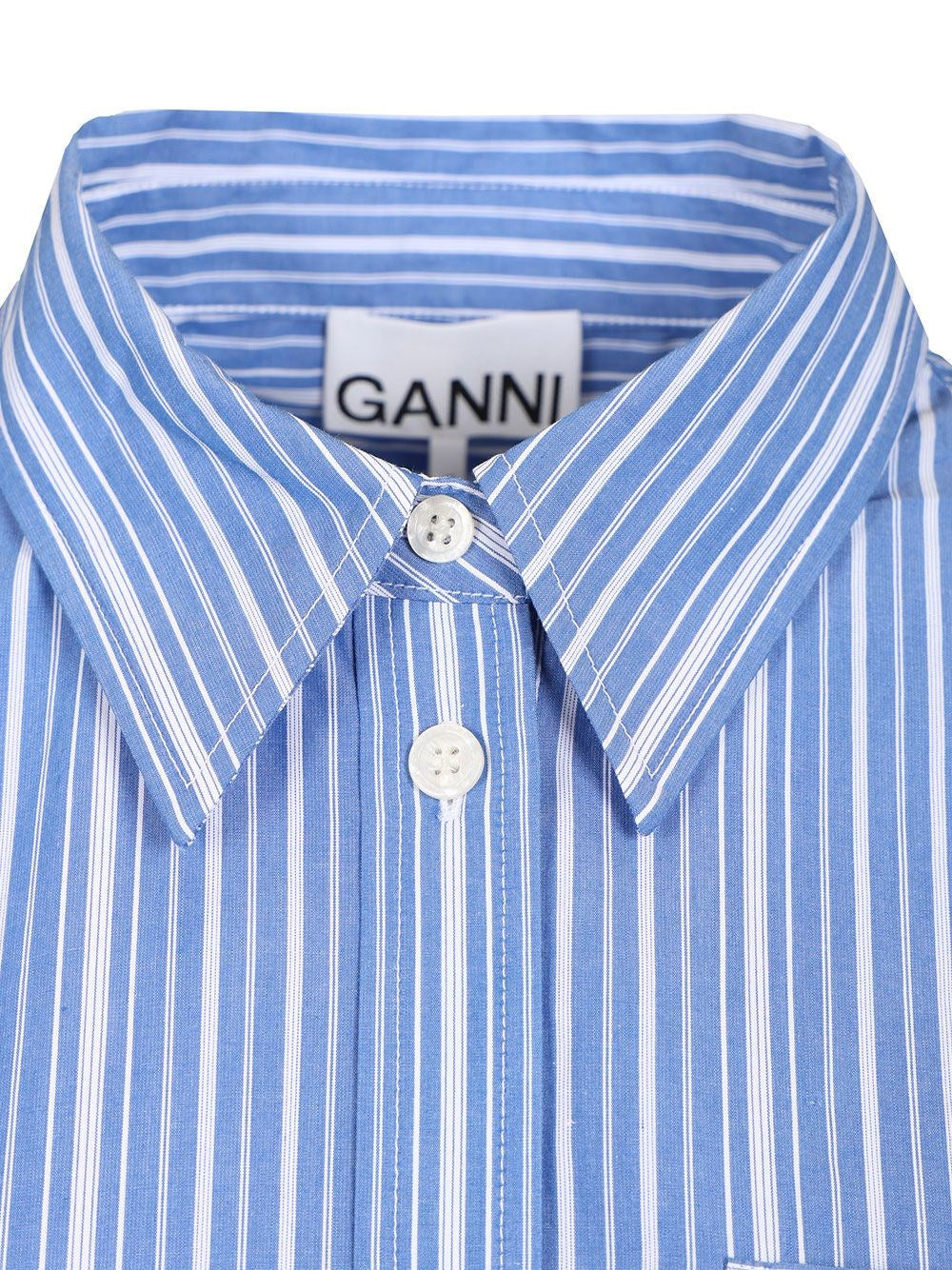 Ganni Women Striped Shirt