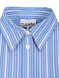 Ganni Women Striped Shirt
