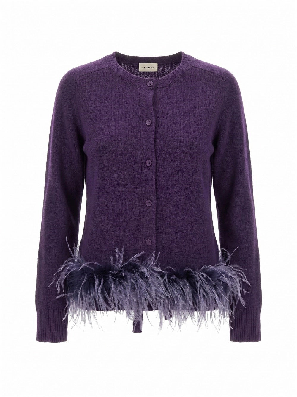 P.a.r.o.s.h. P.A.R.O.S.H. Women Cardigan With Feathers
