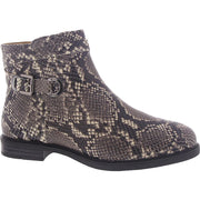 Bailey Womens Leather Embossed Ankle Boots