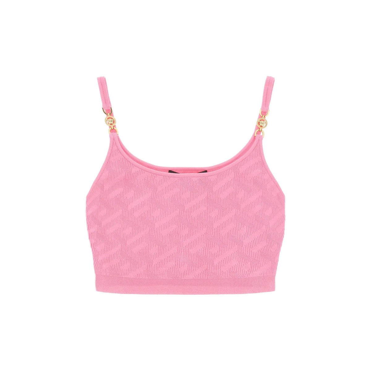 Versace La Greca Cropped Top Women