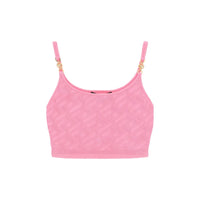 Versace La Greca Cropped Top Women
