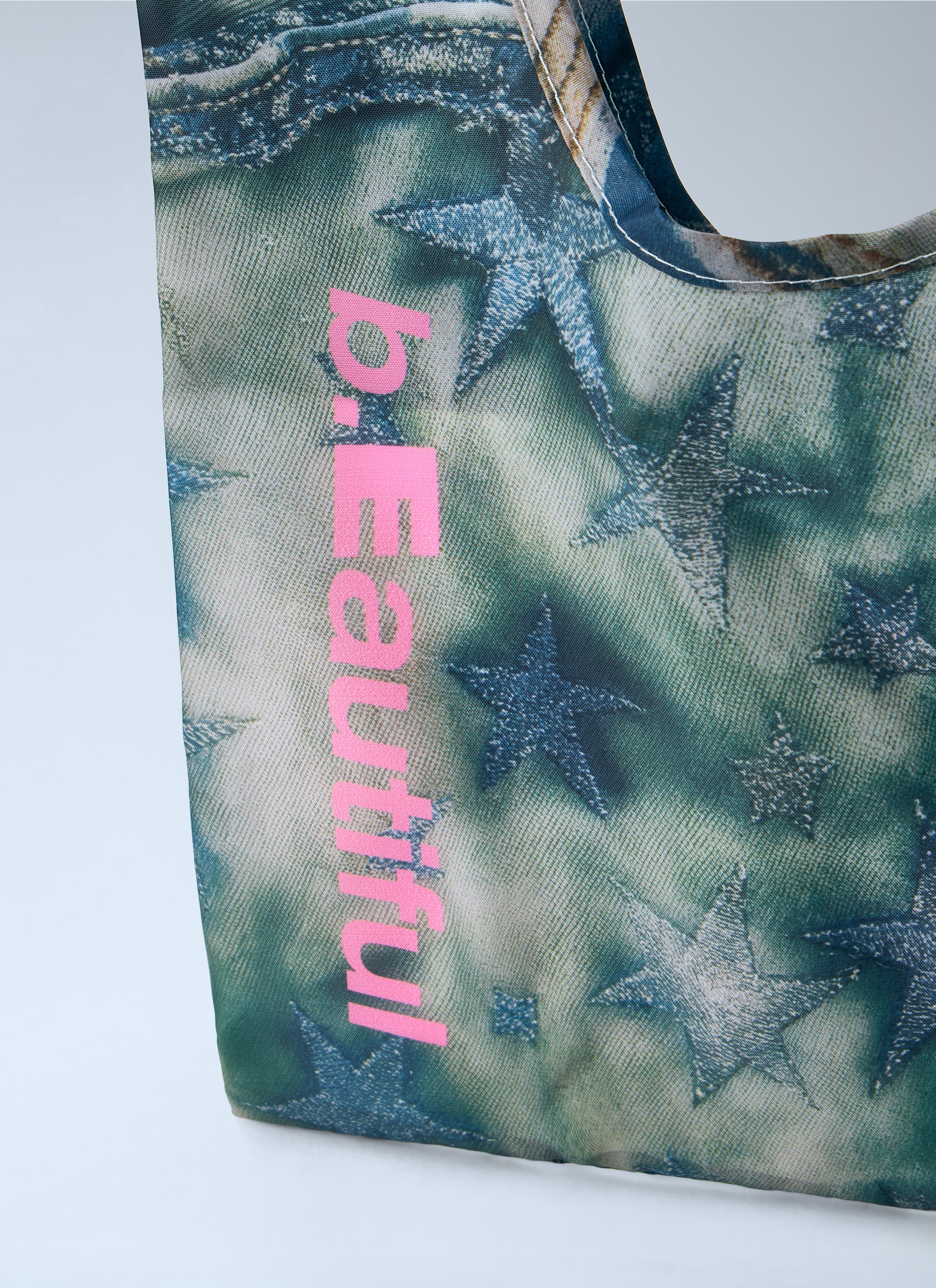 b.Eautiful B.Eautiful Men Star Denim Reusable Mini Bag