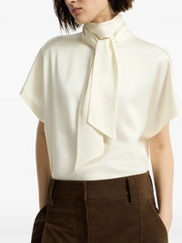Brunello cucinelli Brunello Cucinelli Women Mock Neck T-Shirt With Monili