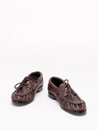Saint Laurent Men Le Loafer Bateau In Smooth Leather